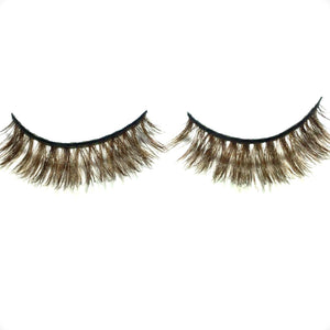 FULL BROWN FALSE EYELASHES “Noor”