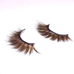 VOLUME & INTENSITY BROWN FALSE EYELASHES “Africa” & “Hope”