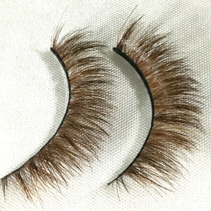 FULL BROWN FALSE EYELASHES “Noor”